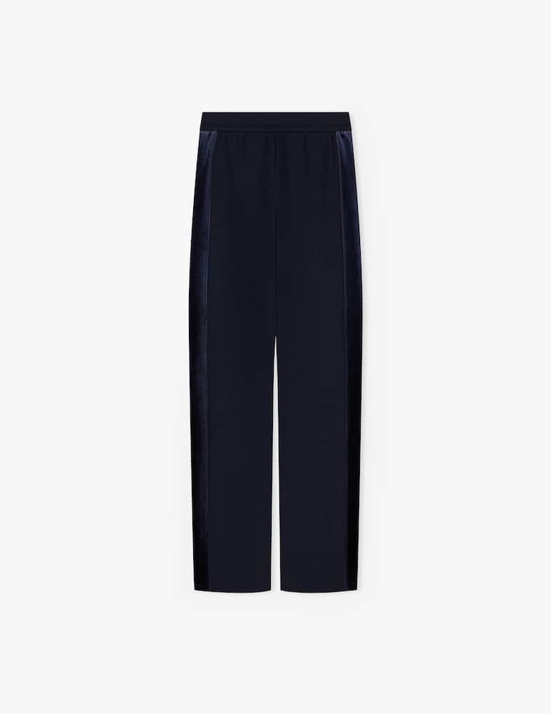 rinascente Emporio Armani Pantaloni jogging con inserti velluto