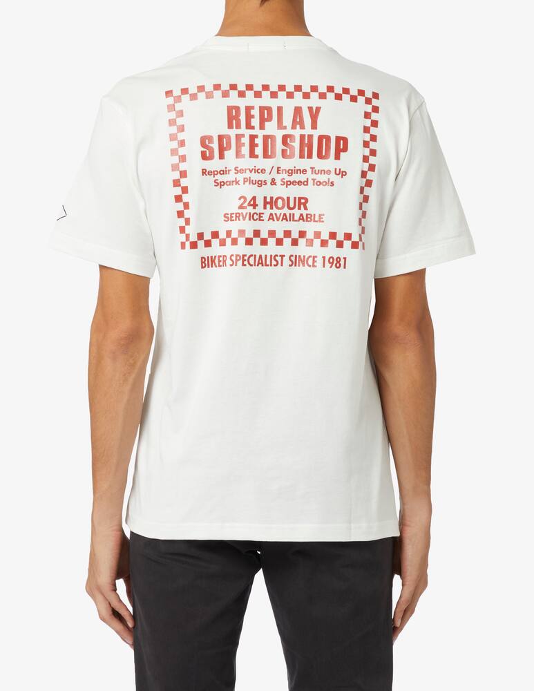 rinascente Replay Maglietta rider patch