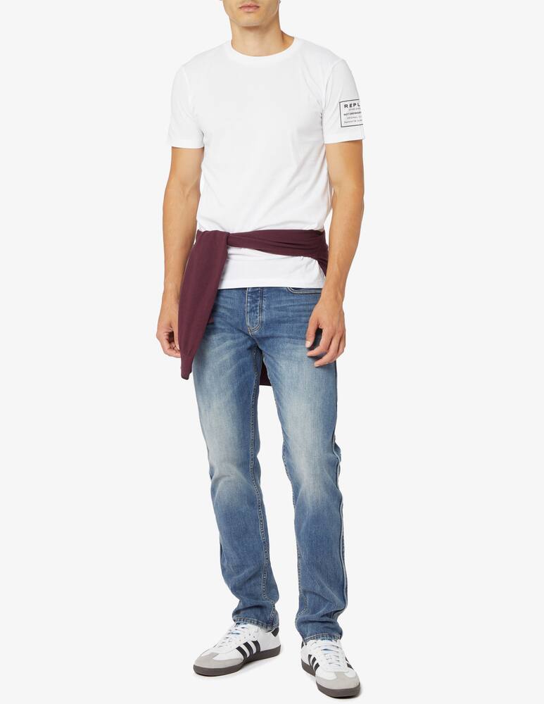 rinascente Replay Logo shoulder t-shirt