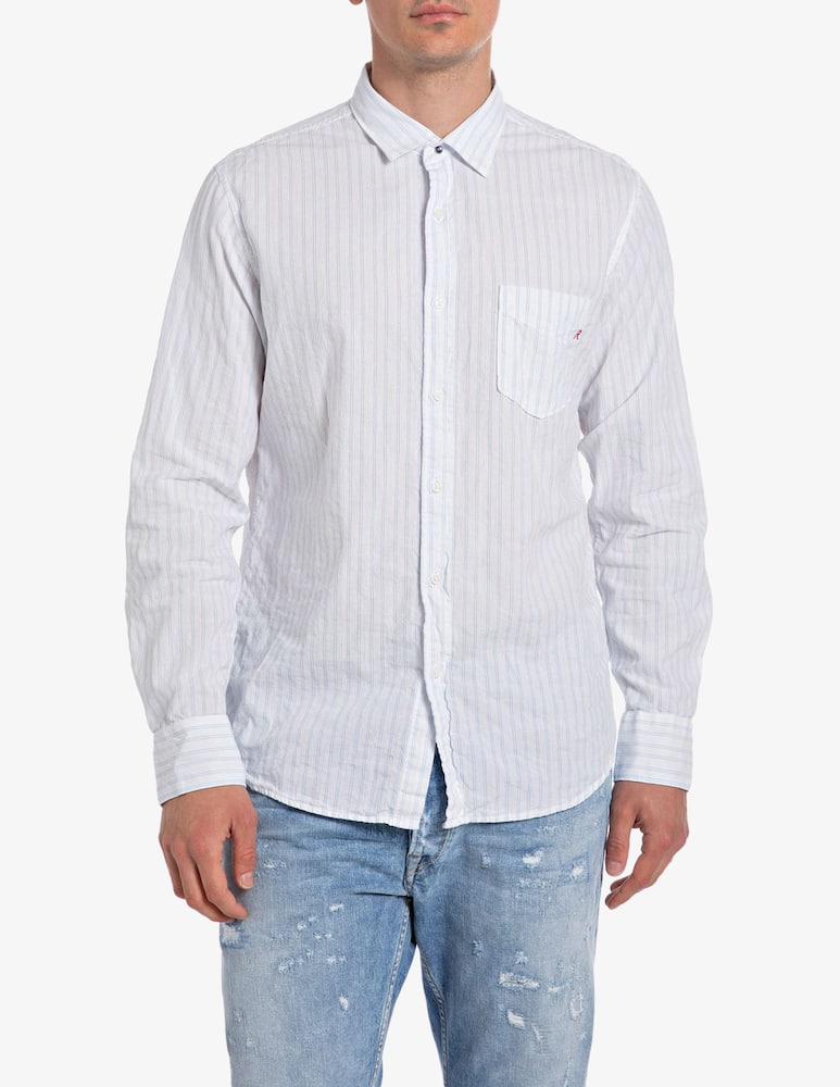 Replay Camicia righina taschino - immagine 1 Replay Camicia righina taschino - immagine 1