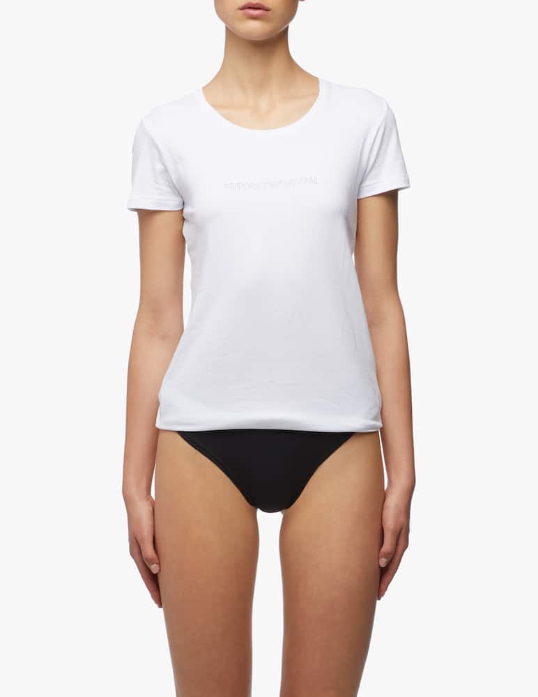 Emporio Armani T-shirt in cotone - immagine 2 Emporio Armani T-shirt in cotone - immagine 2