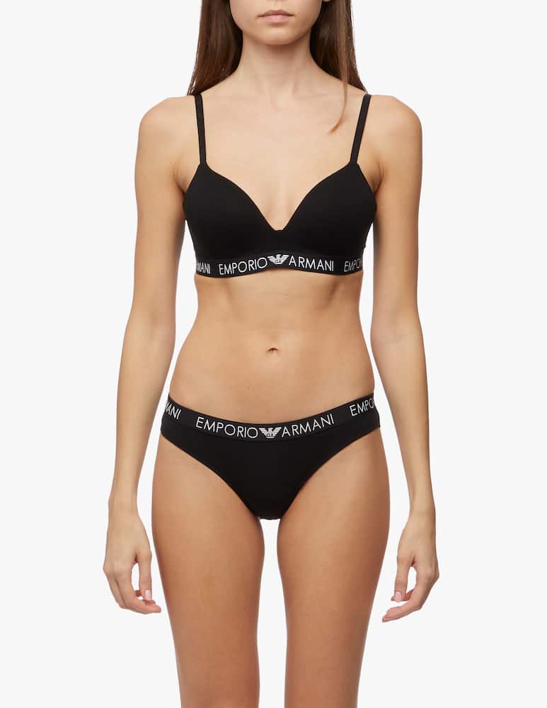 Emporio Armani Pack 2 slip brasiliana in cotone - immagine 2 Emporio Armani Pack 2 slip brasiliana in cotone - immagine 2