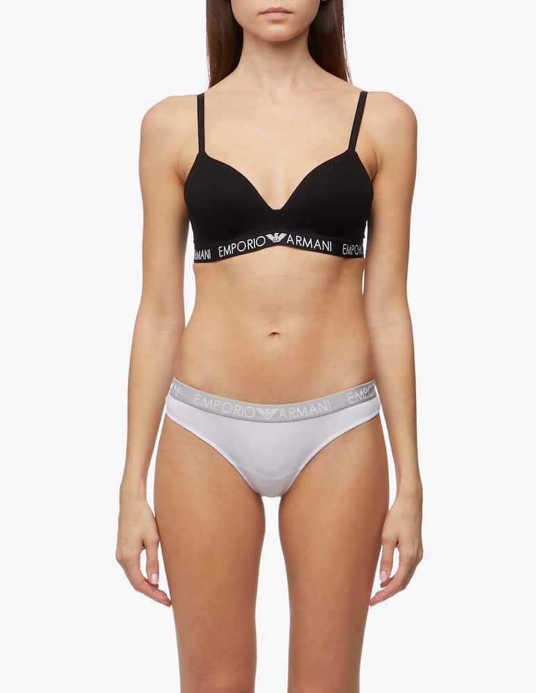 Emporio Armani Pack 2 slip brasiliana in cotone - immagine 3 Emporio Armani Pack 2 slip brasiliana in cotone - immagine 3