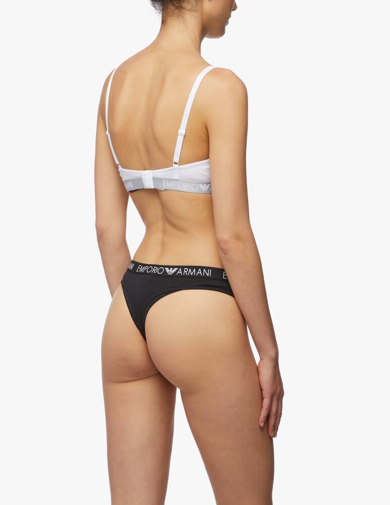 rinascente Emporio Armani Reggiseno a triangolo imbottito in cotone