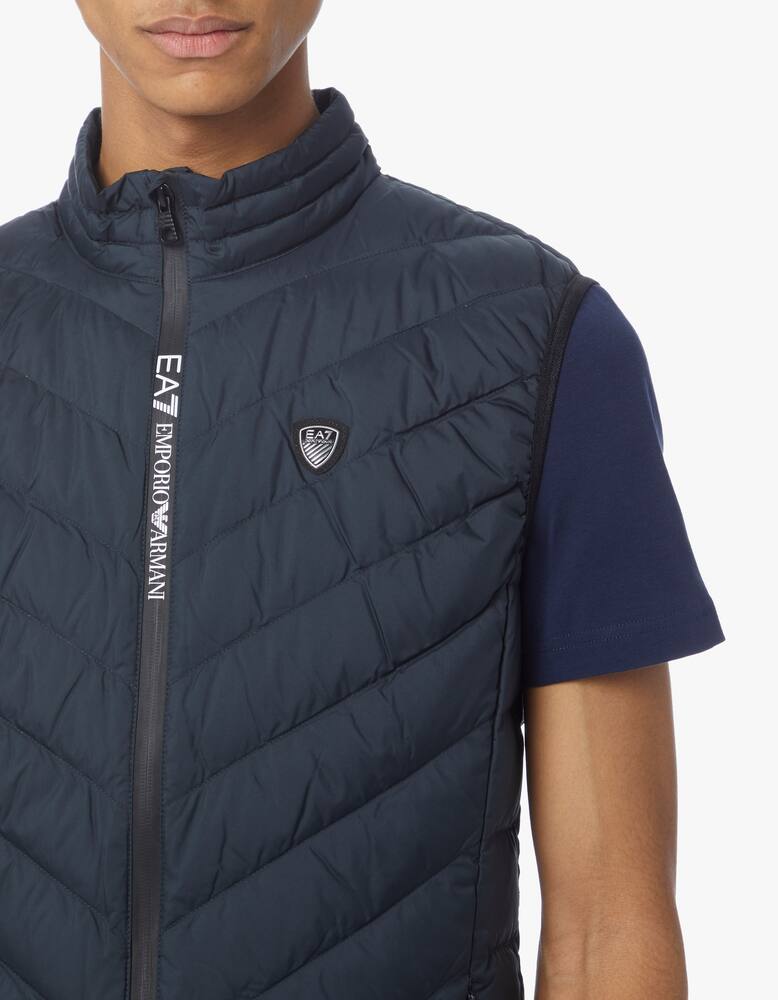 rinascente EA7 Padded vest logo