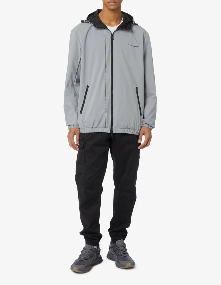 rinascente Armani Exchange Logo hooded puffer jacket 