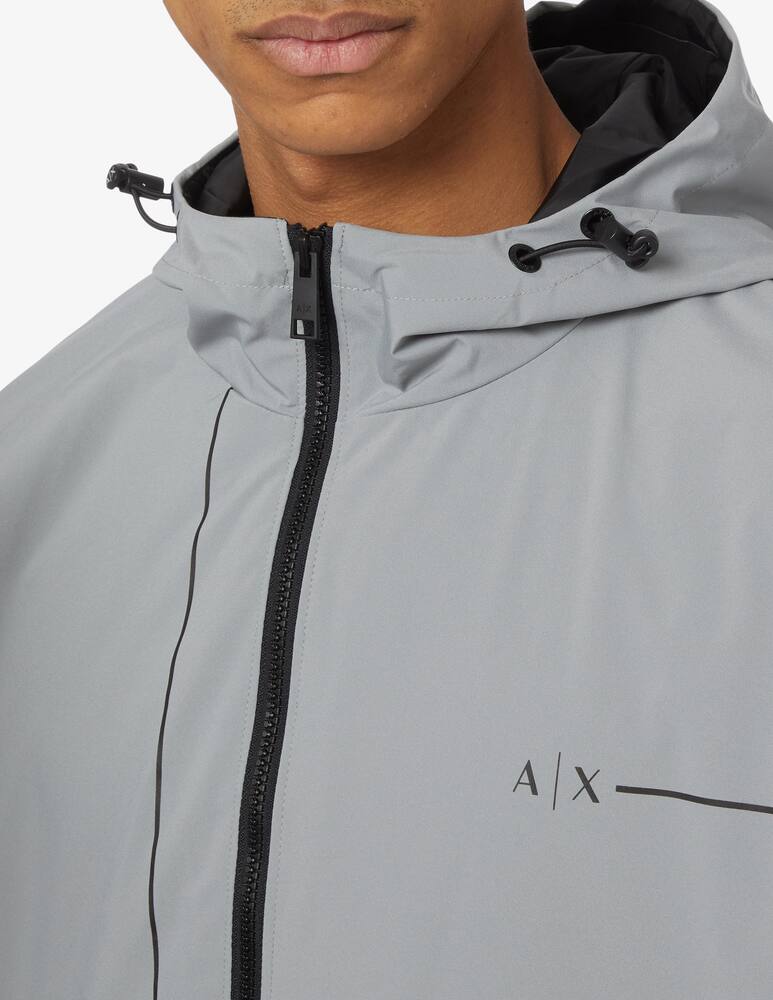rinascente Armani Exchange Logo hooded puffer jacket 