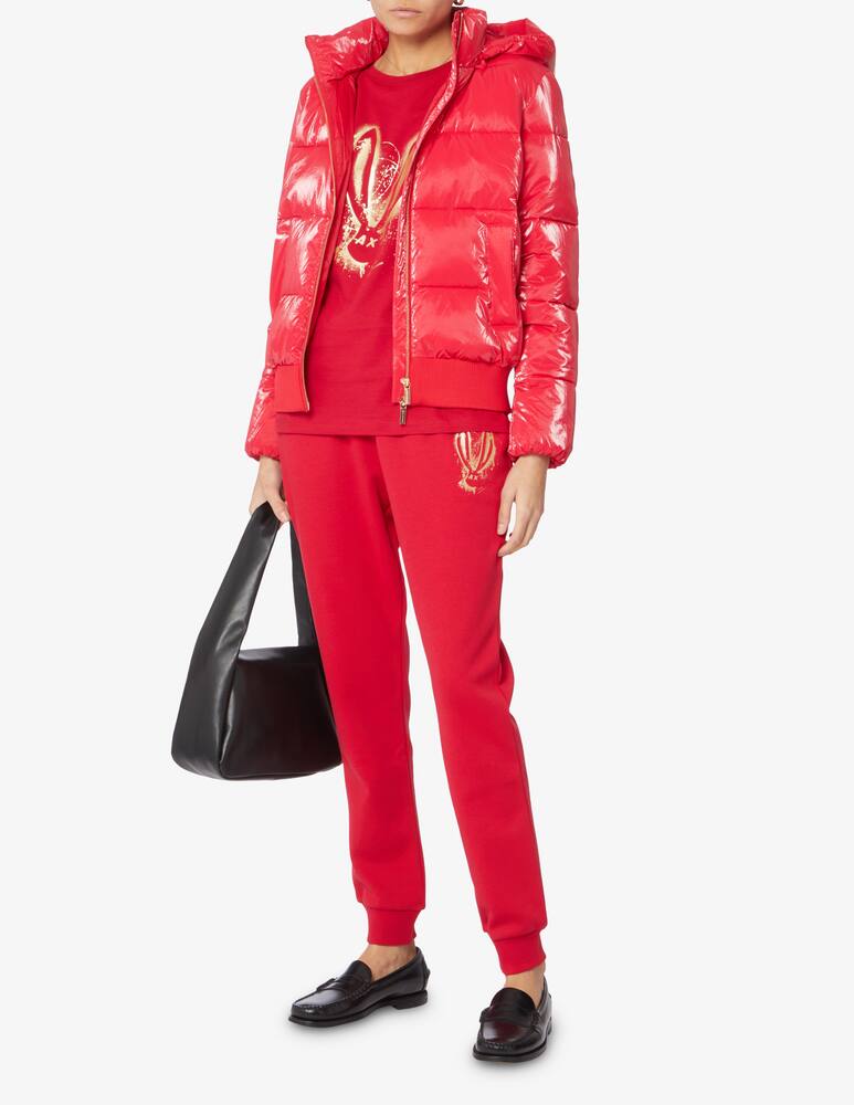 rinascente Armani Exchange Rabbit hooded puffer jacket