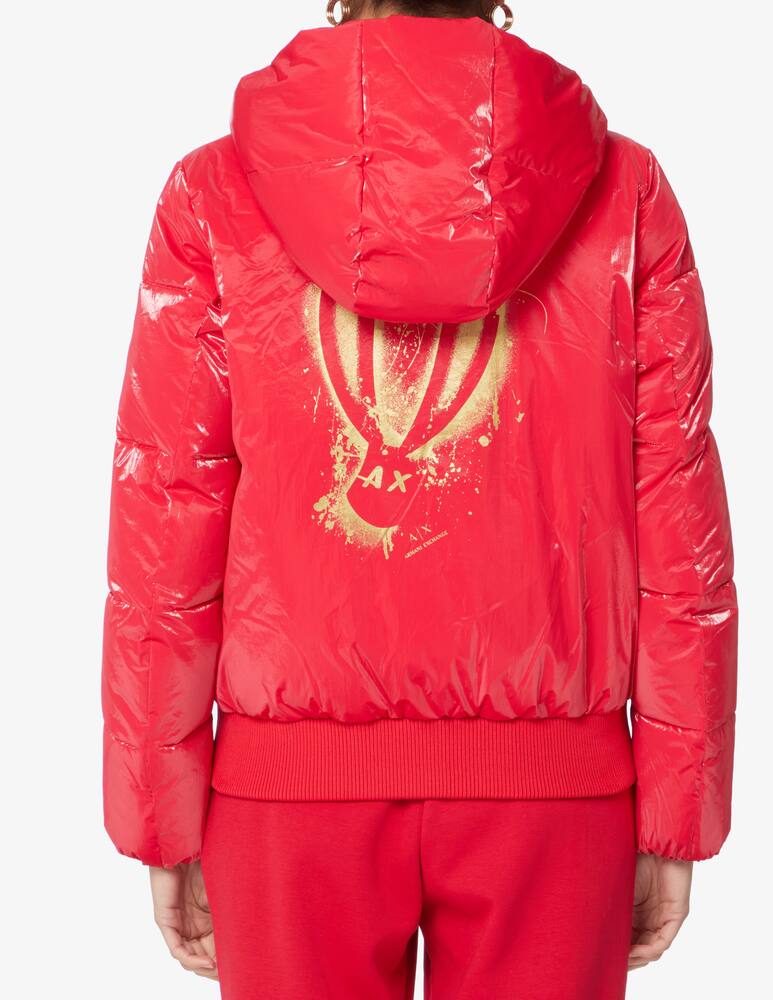 rinascente Armani Exchange Rabbit hooded puffer jacket