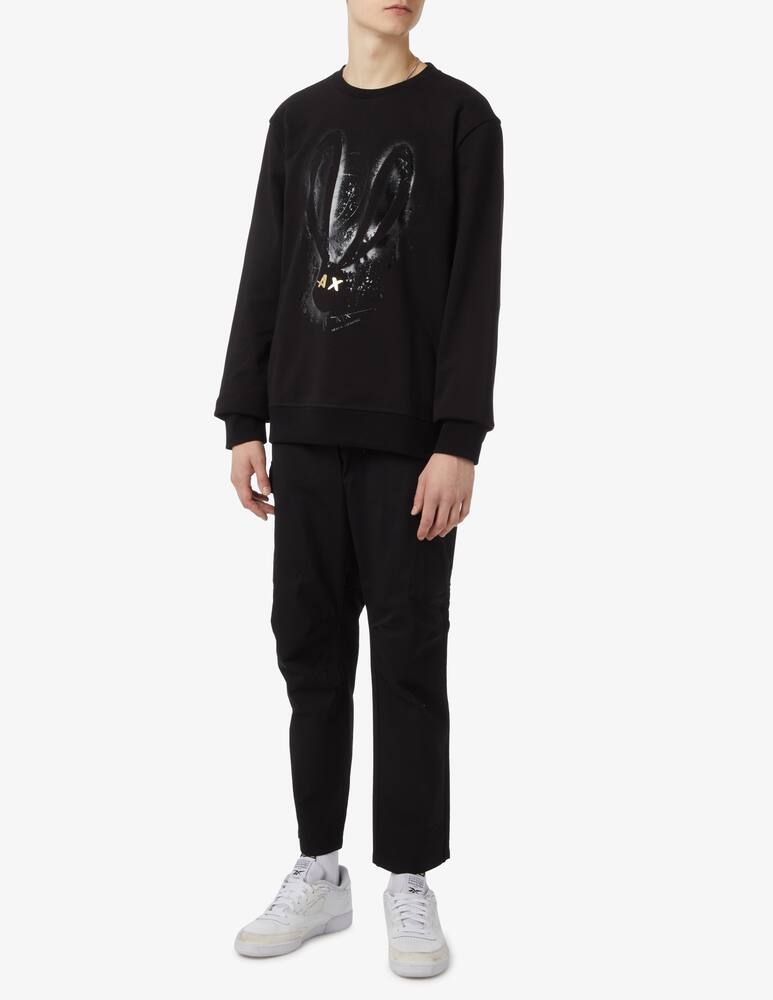 rinascente Armani Exchange Felpa girocollo rabbit 