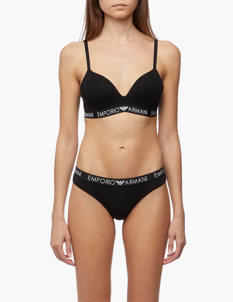 Emporio Armani Pack 2 slip brasiliana in cotone - immagine 2 Emporio Armani Pack 2 slip brasiliana in cotone - immagine 2