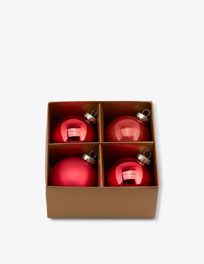 rinascente Edg Pallina Albero Box 4 Pz d. 8cm