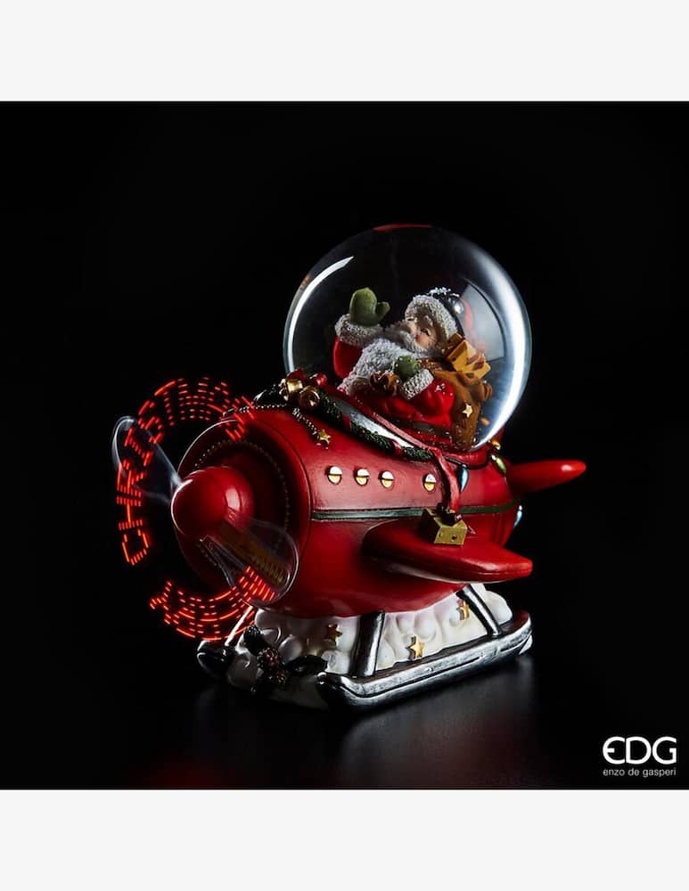 EDG Palla di neve aereo con LED - immagine 1 EDG Palla di neve aereo con LED - immagine 1