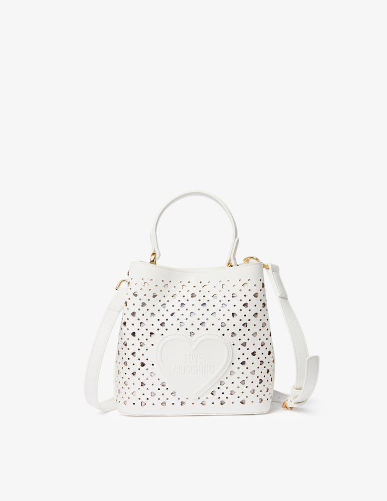 rinascente Love Moschino Borsa a secchiello traforata