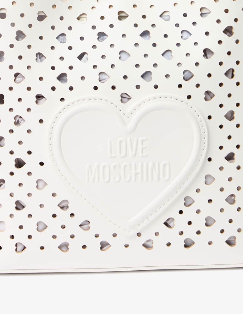 rinascente Love Moschino Borsa a secchiello traforata