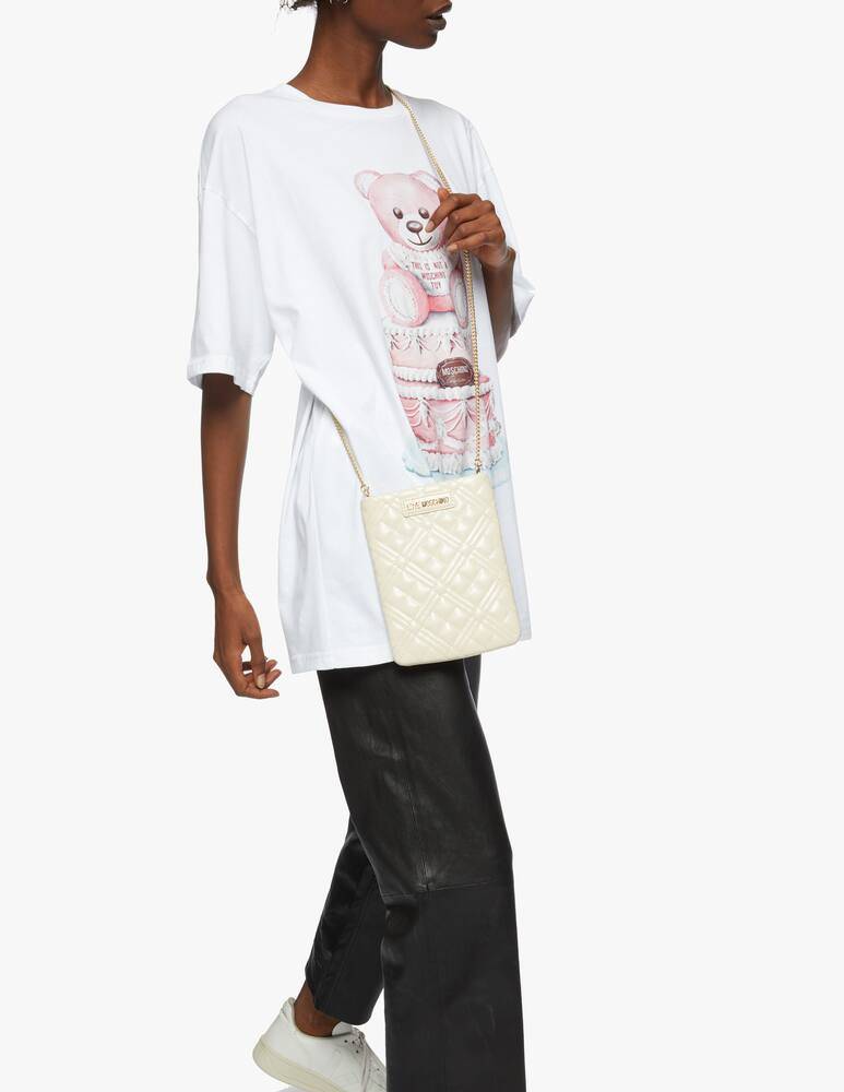 rinascente Love Moschino Quilted Phone Case Bag