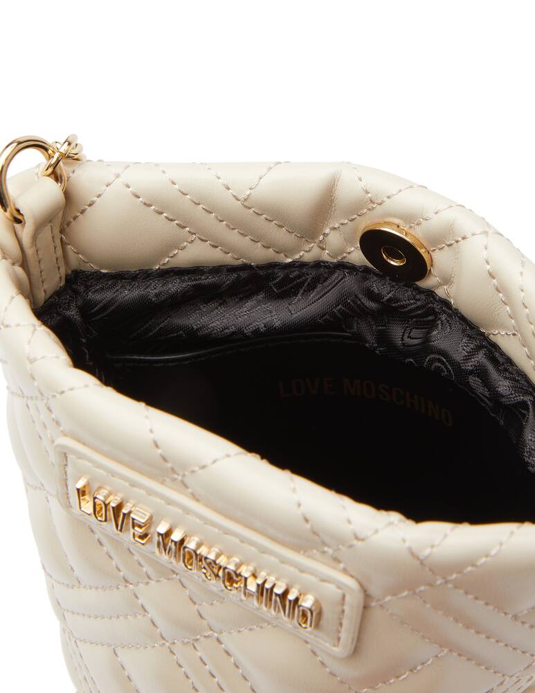 rinascente Love Moschino Quilted Phone Case Bag