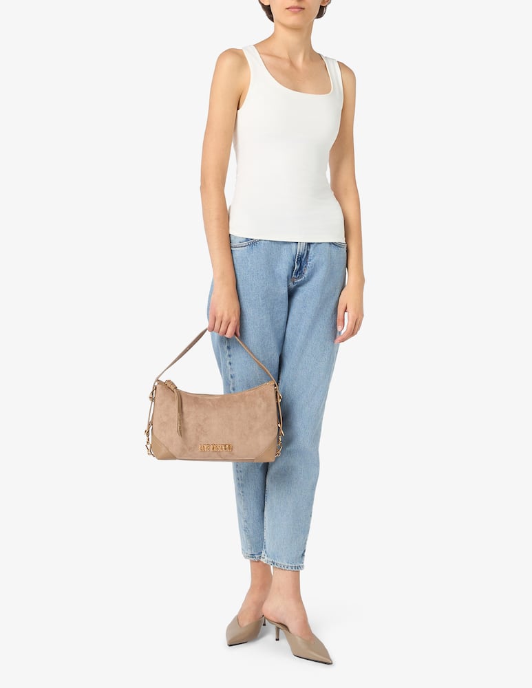rinascente Love Moschino Signature zip shoulder bag
