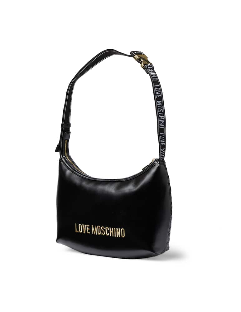 rinascente Love Moschino Quilted Hobo Bag With Logo