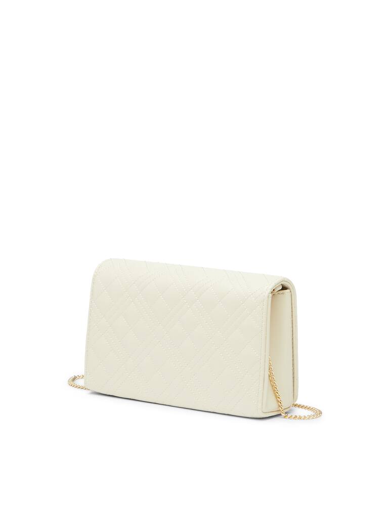 rinascente Love Moschino Quilted Evening Bag With Logo