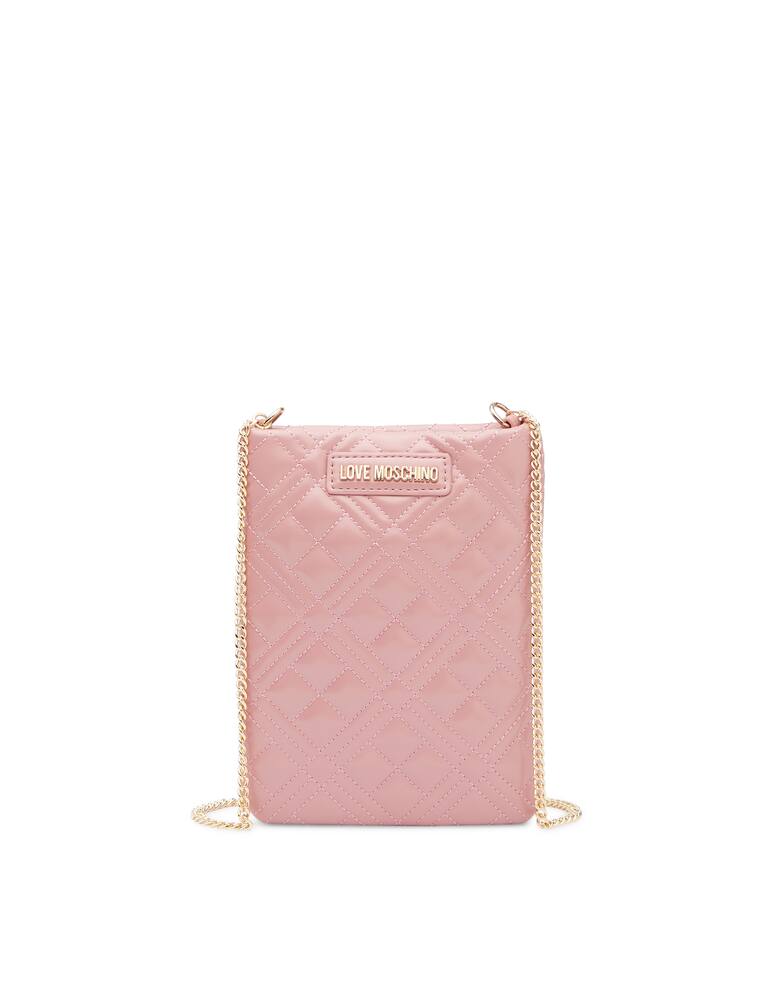 rinascente Love Moschino Quilted Phone Case Bag