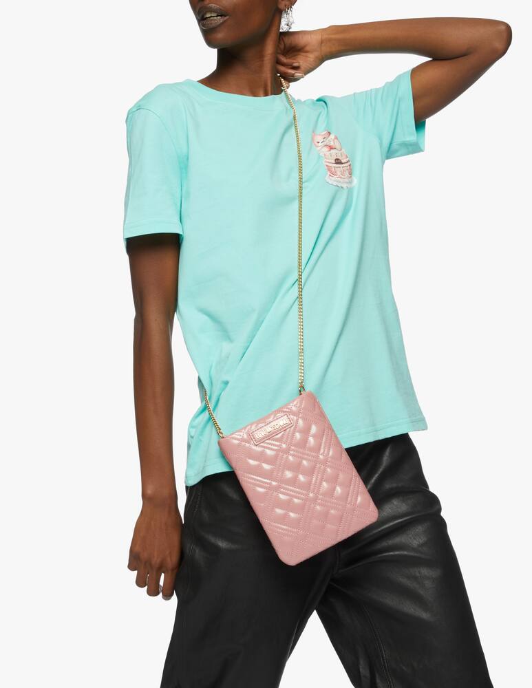 rinascente Love Moschino Quilted Phone Case Bag