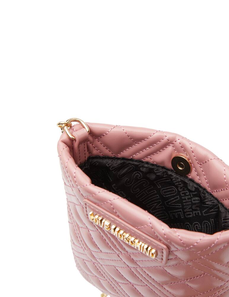 rinascente Love Moschino Quilted Phone Case Bag