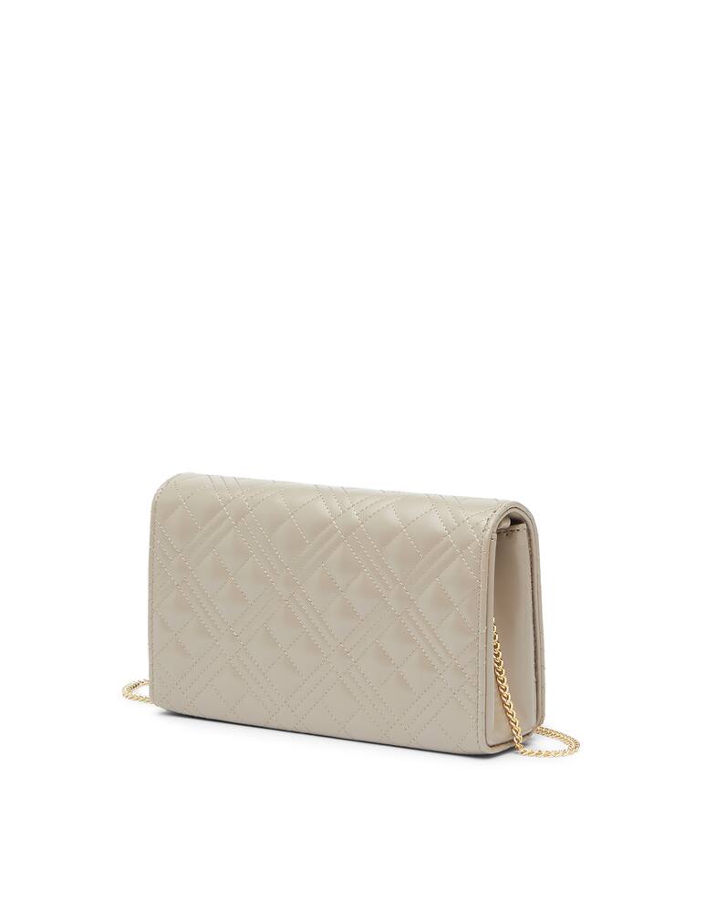 rinascente Love Moschino Borsa Da Sera Trapuntata Con Logo