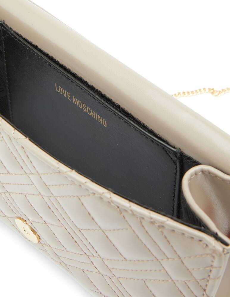 Love Moschino Quilted Evening Bag With Logo - picture 4 Love Moschino Quilted Evening Bag With Logo - picture 4