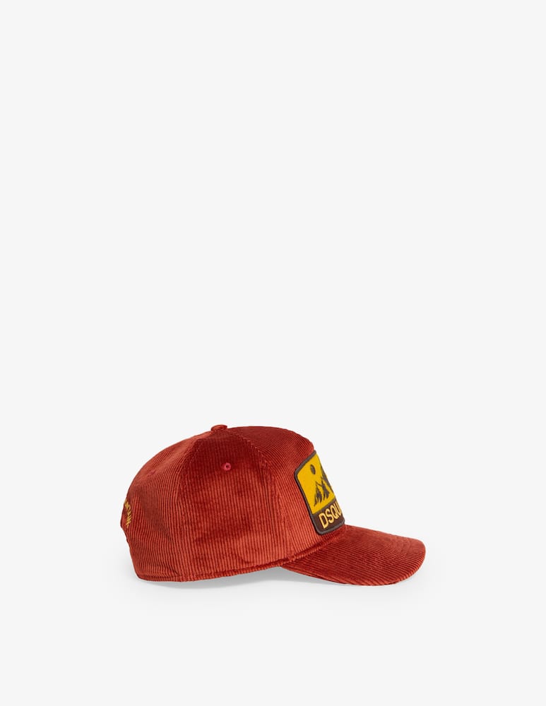 rinascente Dsquared2 Cord baseball cap with patch