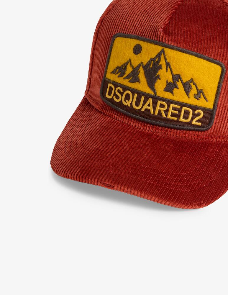 rinascente Dsquared2 Cord baseball cap with patch