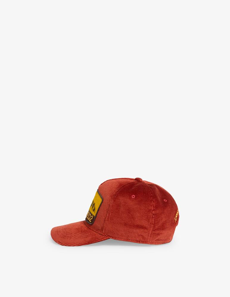 rinascente Dsquared2 Cord baseball cap with patch