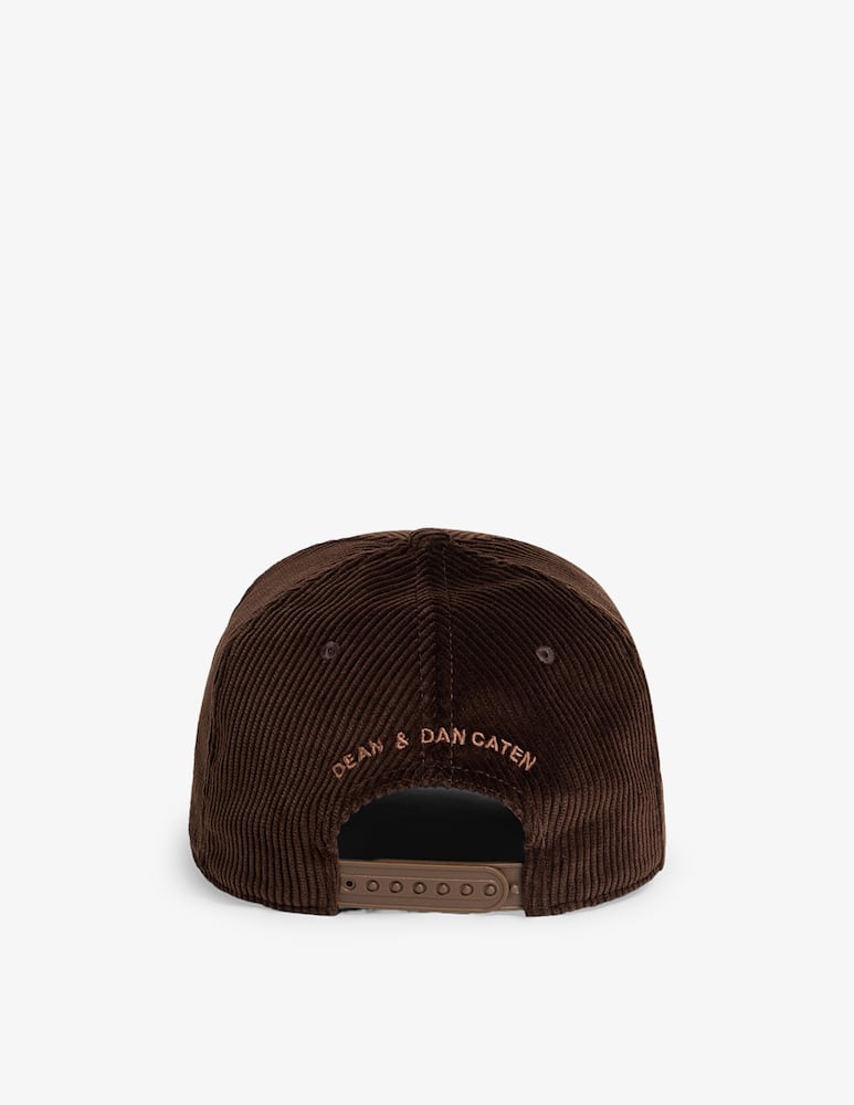 rinascente Dsquared2 Cappello baseball in velluto a coste