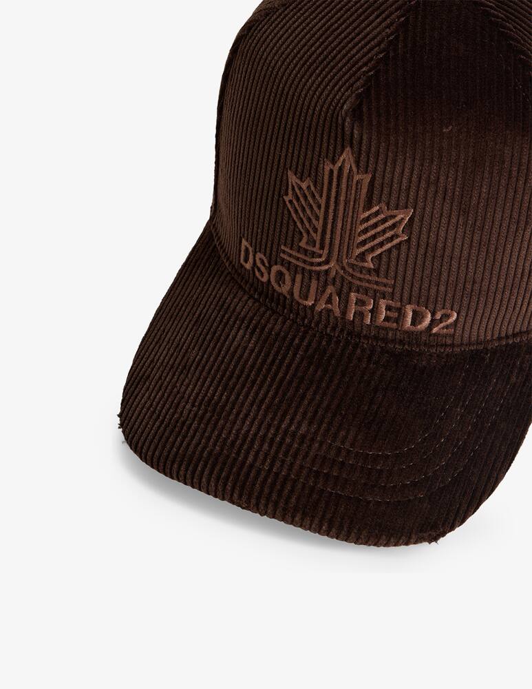 rinascente Dsquared2 Cappello baseball in velluto a coste
