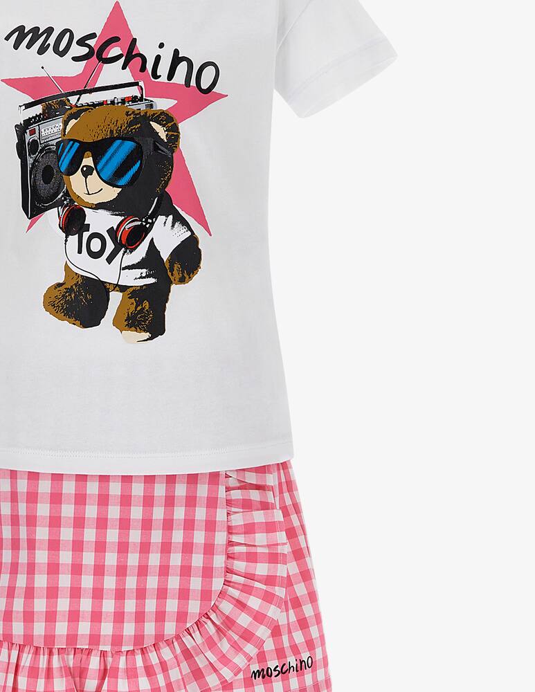 rinascente Moschino Teddy print t-shirt set