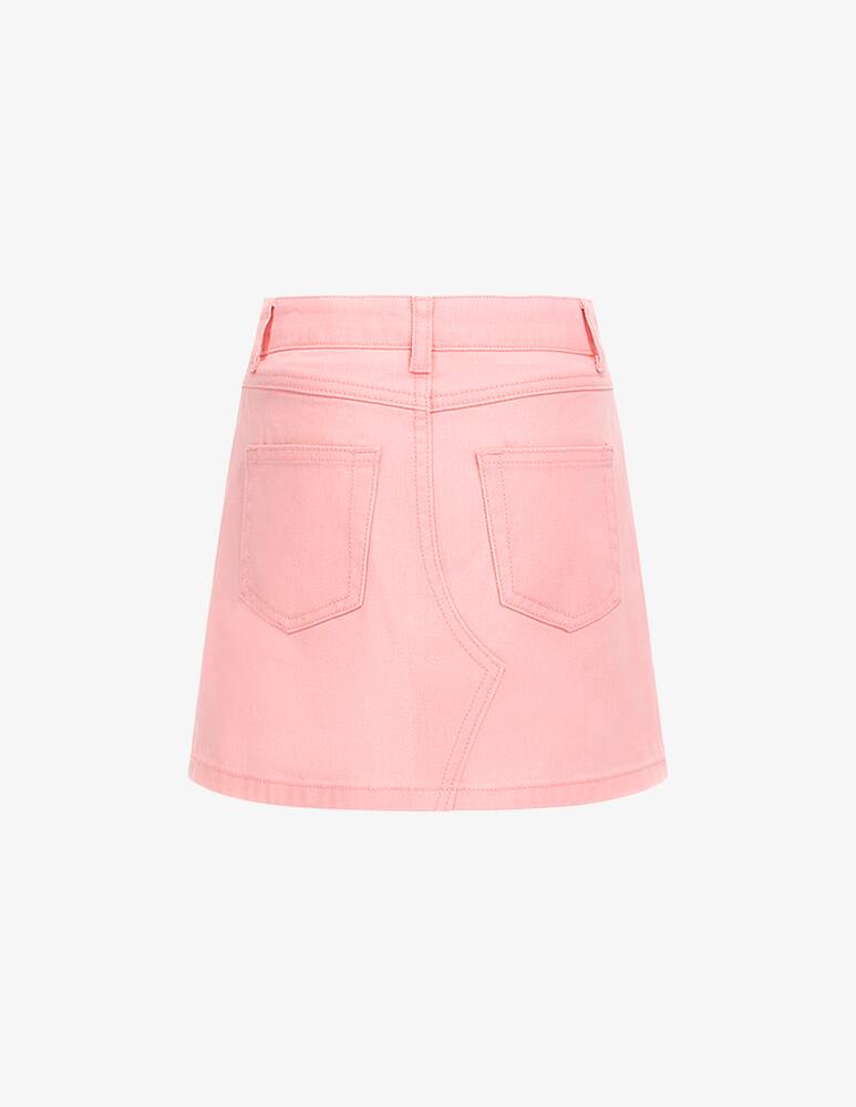 rinascente Moschino Teddy patch mini skirt