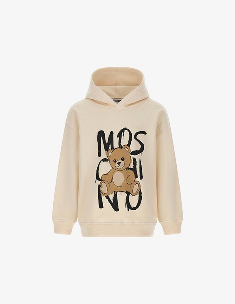 rinascente Moschino Teddy cotton hoodie