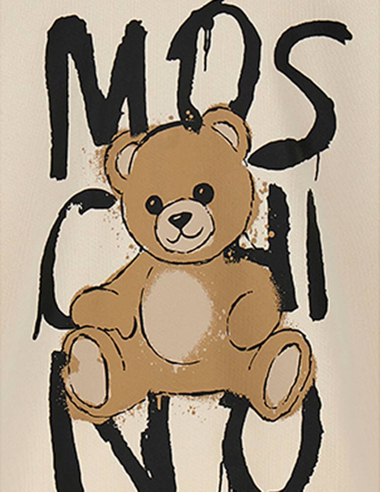 rinascente Moschino Teddy cotton hoodie
