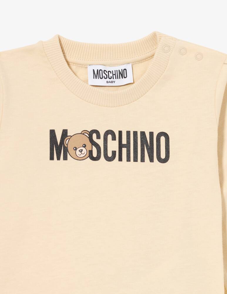 rinascente Moschino Teddy logo long sleeve top