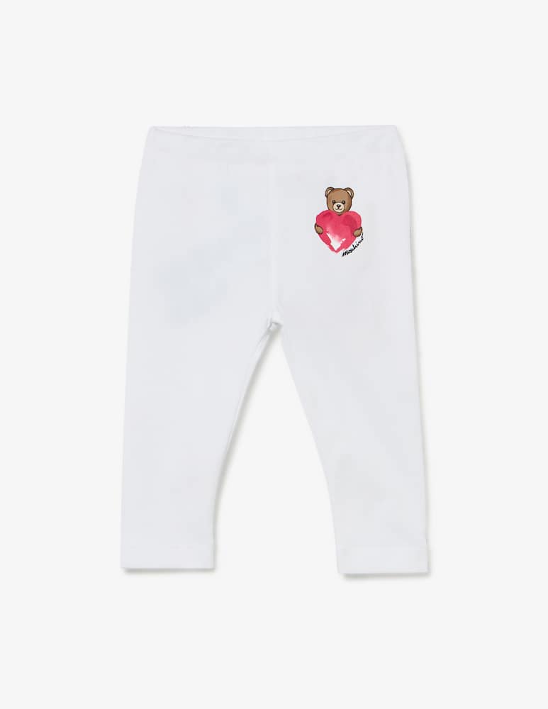 rinascente Moschino Teddy heart leggings