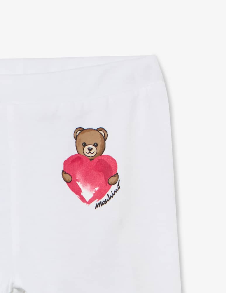rinascente Moschino Teddy heart leggings