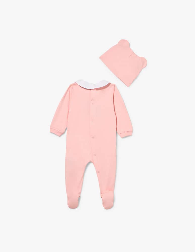 Moschino Teddy print sleepsuit set - picture 2