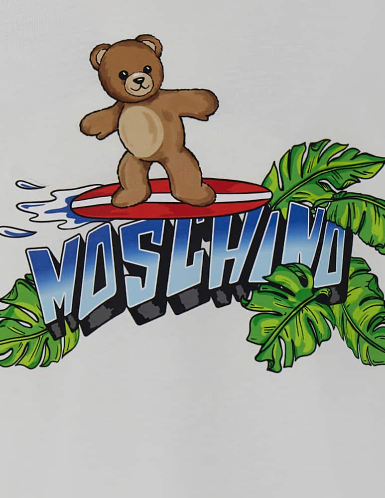 rinascente Moschino T-shirt maxi con orso Moschino