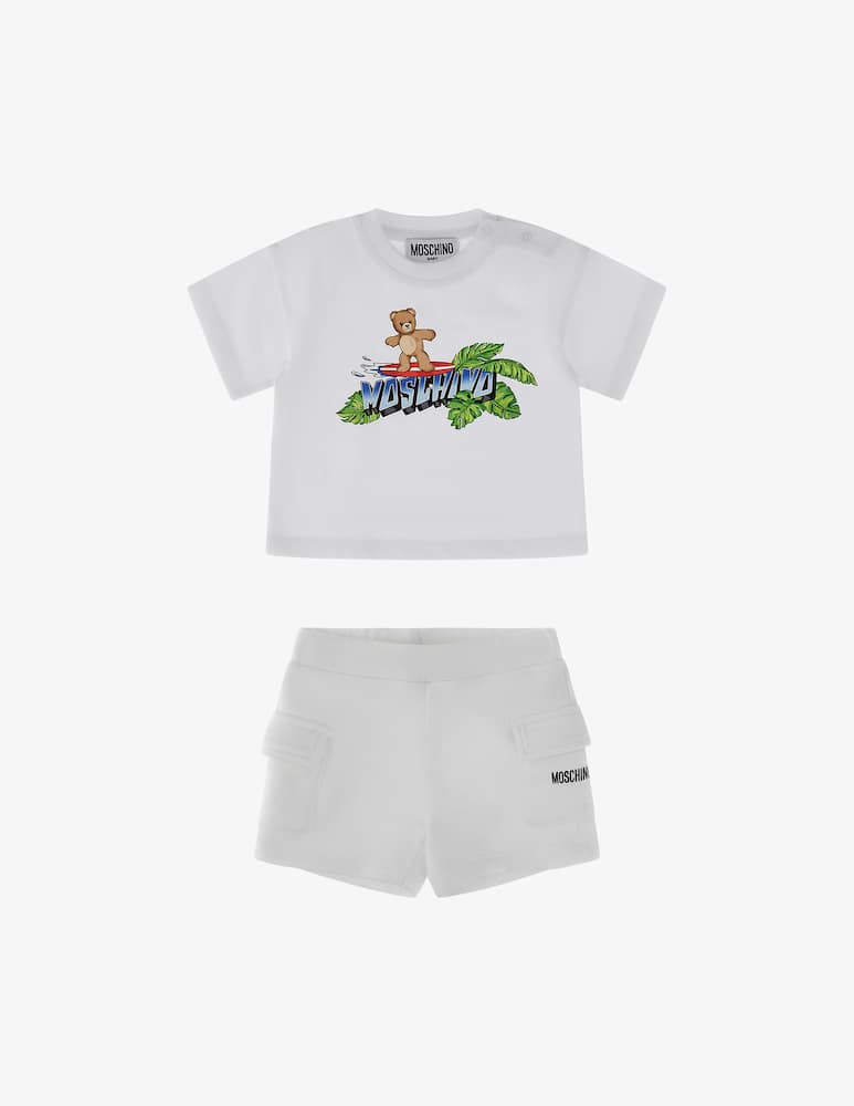Moschino Teddy surf t-shirt and shorts - picture 1 Moschino Teddy surf t-shirt and shorts - picture 1