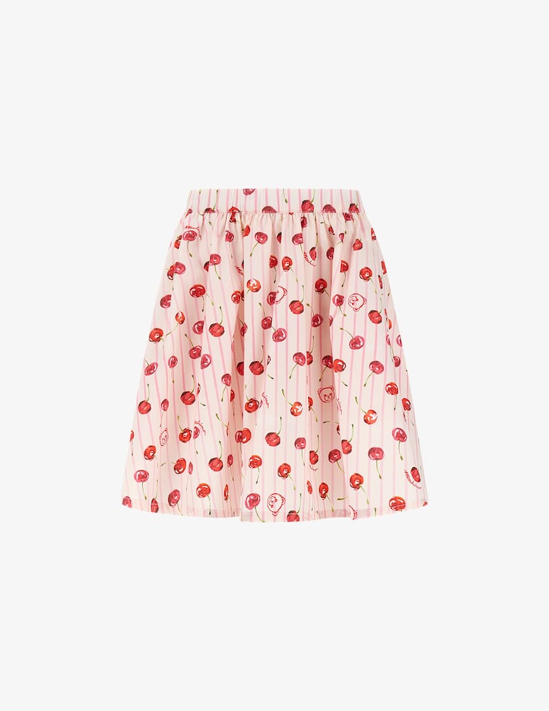 rinascente Moschino Cherry print skirt