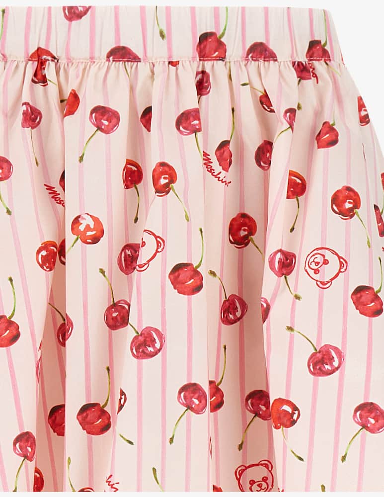 rinascente Moschino Cherry print skirt