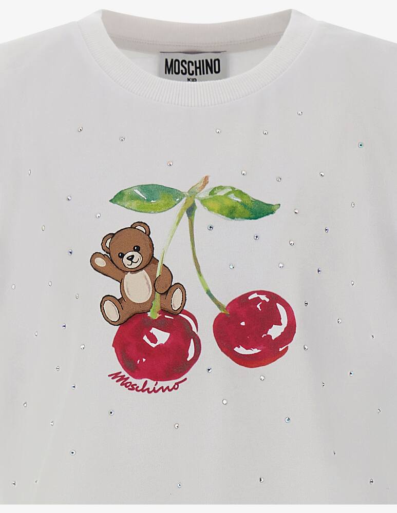 rinascente Moschino Teddy cherry t-shirt