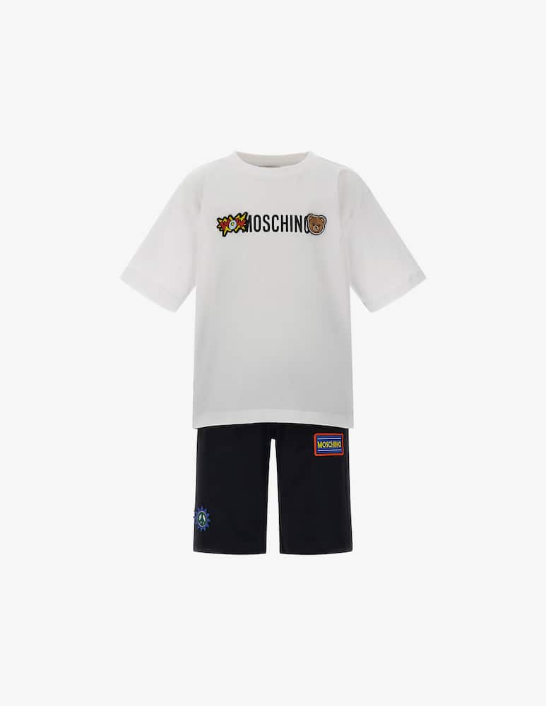rinascente Moschino T-shirt and shorts set