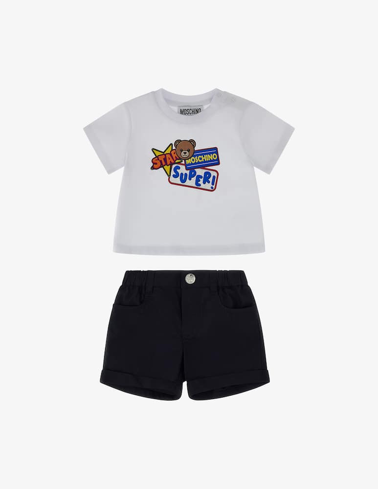 Moschino T-shirt and shorts set - picture 1
