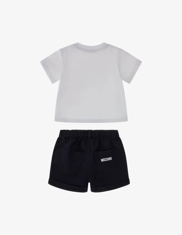 Moschino T-shirt and shorts set - picture 2
